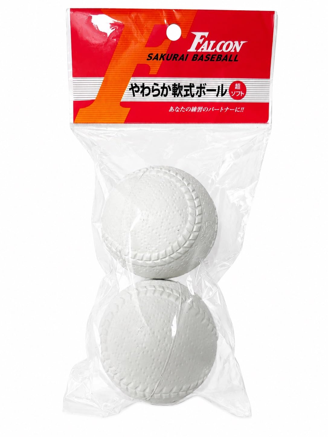 Falcon Soft Baseball Super Balls, Soft, 2-Pack (White) LB-200W белый