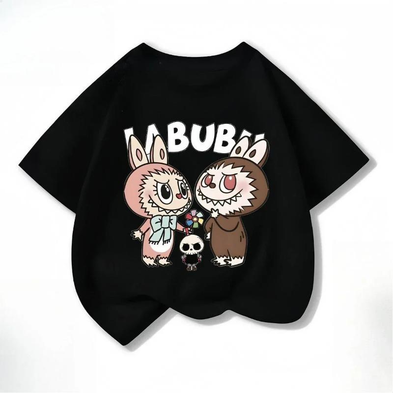 Summer Cute Kawaii Cartoon Print Children T-shirt Casual Fashion Cotton Short-sleeve Top Kid Tee Boys Girls Tshirt Funny Clothes