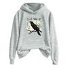 Women's Fashionable Casual Long Sleeve Hooded Printed Sweatshirt