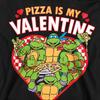 Teenage Mutant Ninja Turtles Unisex Adult Pizza Is My Valentine Sweatshirt