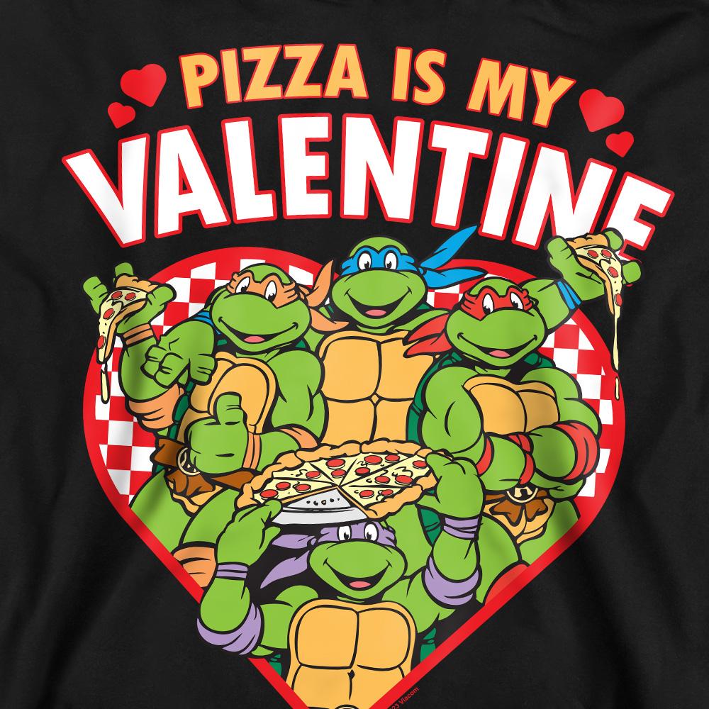 Teenage Mutant Ninja Turtles Unisex Adult Pizza Is My Valentine Sweatshirt