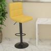 Day and Night - Day and Night Mustard Yellow Fabric Kitchen Stool