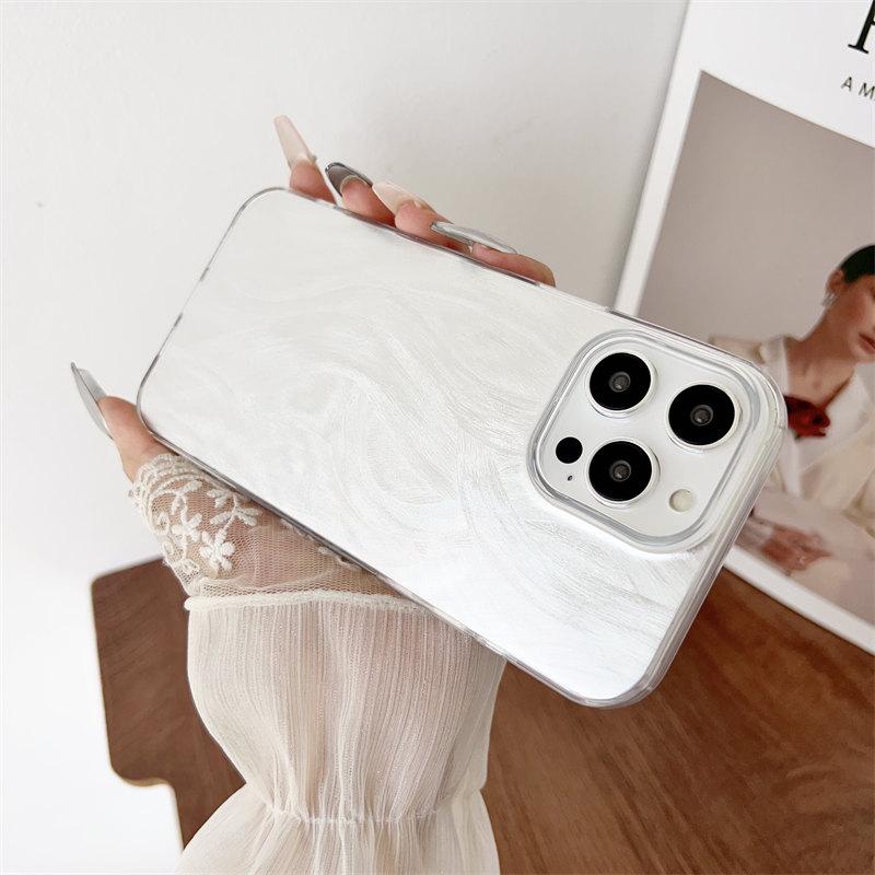 Luxuriöse glitzernde Federhülle für iPhone 15 Pro Max 14 Plus 13 12 11 Pro XR XS All-Inclusive-TPU-Fallschutzhülle