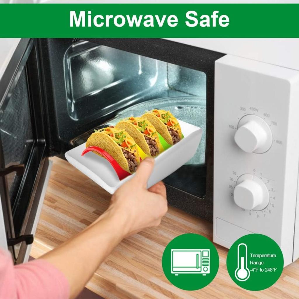 10pcs Taco Holder Mexican Pancake Rack Tortilla Tray Food Pallet Holder Kitchen Supplies Cooking Porta Hot Dog Roti Maker