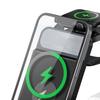5 In 1 Charging Station Clock Night Light Function Portable Wireless Charger for Mobile Phone Watch