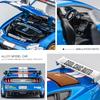 1/42 Ford Mustang GT Racing Toy Car CCA Assembly Model Kit Diecast Alloy Miniature Free Wheels Collection Gift for Boys Children