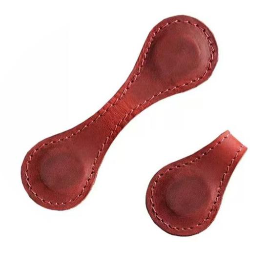 Yousheng 6 Pcs Magnet Faux Leather Bookmarks Multi Colors Magnet Clip Bookmarks Anti-slip Strong Magnet Book Markers Book Lover Accessories