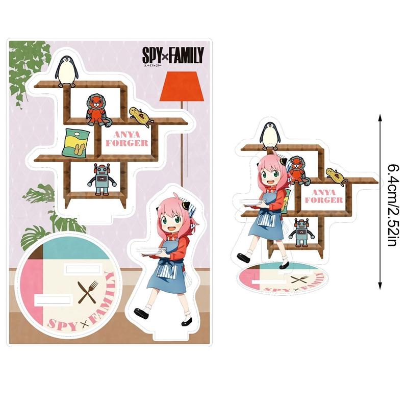 Anime SPY X FAMILY Yor Briar Loid Anya Forger Acrylic Stand Model Plate Action Figure Doll Cosplay Toy For