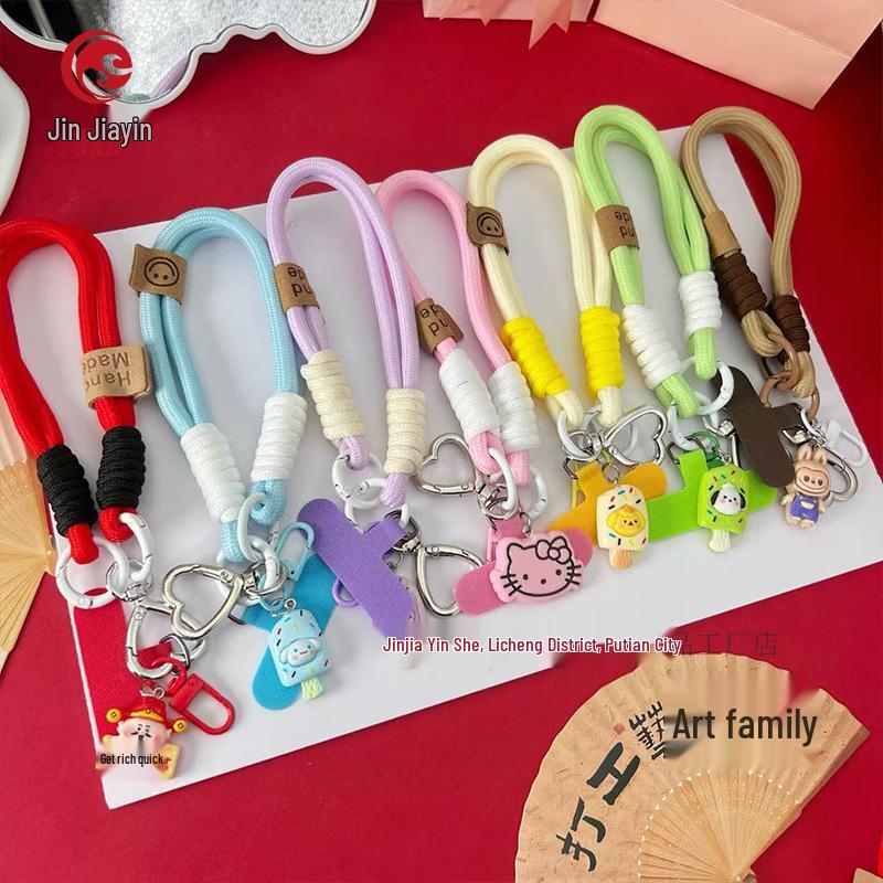 999 Pure Gold Princess Pendant with Heart & Auspicious Words Keychain Charm