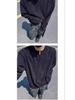 Men's High-End Jacquard Hoodie: Wrinkled Waffle Knit Long Sleeve T-Shirt with Elastic Padded Shoulders