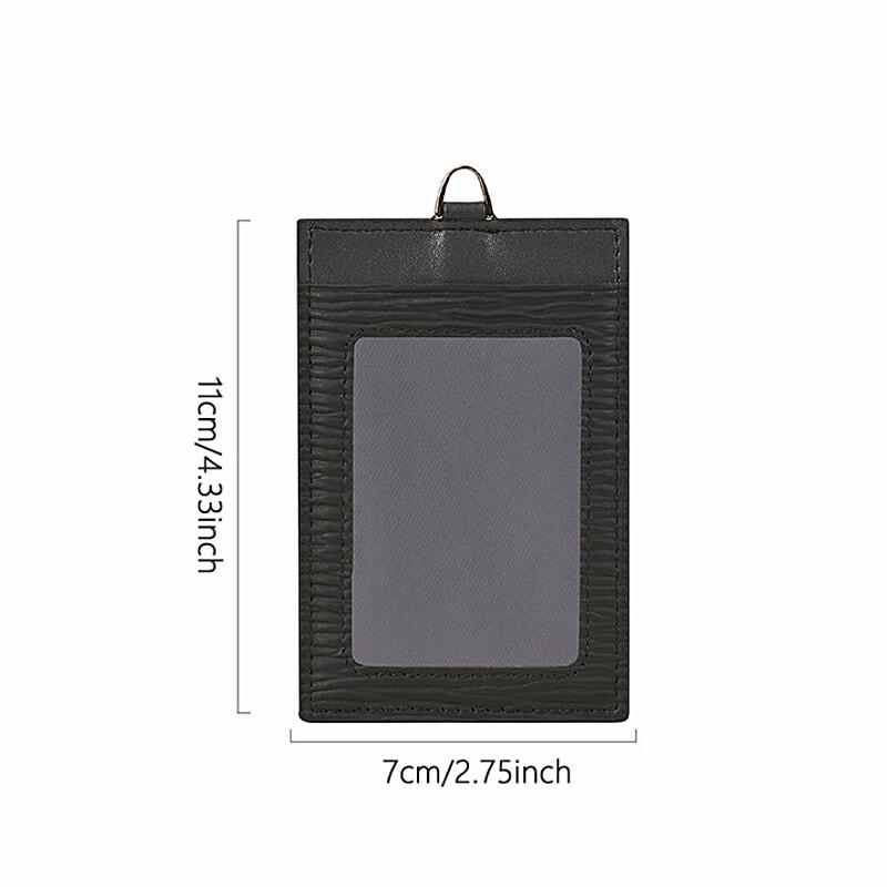 Ladies' Chest Card Holder Work ID Card Case Advanced Work Badge with Hanging Rope Multiple Card Slots Simple Protection Name Tag