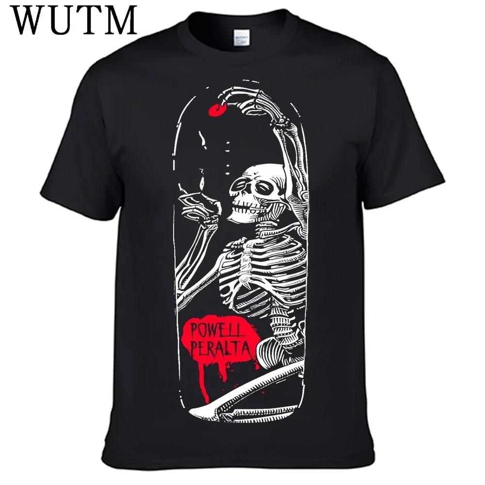 GUOYAN TOP Powell Peralta T-shirt 100% Katoen T-shirt Heren Shirt Tops L