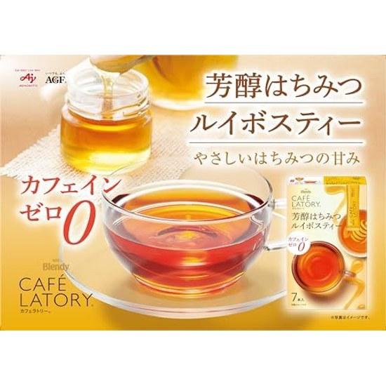 AGF Blendy Cafe Latory Stick Reichhaltiger Honig Rooibos Tee 7 Sticks 6 Schachteln teatea stickkoffeinfrei