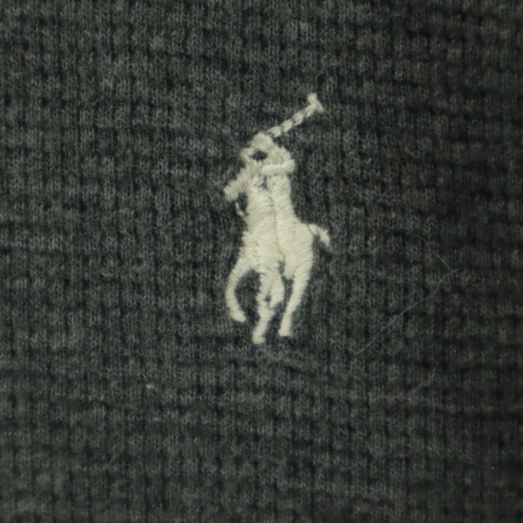 Polo Ralph Lauren One Point Embroidery Long Sleeve Cotton Knit Sweater L Men's Used
