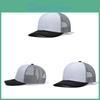 Cotton Baseball Cap With Breathable Mesh And Wide Brim For Summer Sun Protection