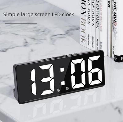 Koreanische Mode LED Wecker: Großer digitaler Bildschirm für Schlafzimmer/Nachttisch (2er Set) - Modell 6628