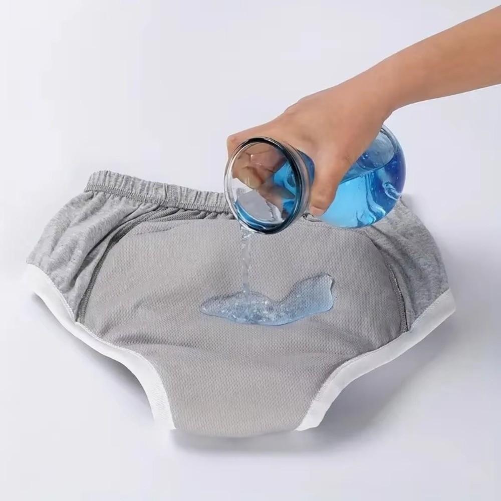 Elastic Waist Design Adult Diaper Washable Leakproof Underwear Adult Incontinence Cloth Diaper