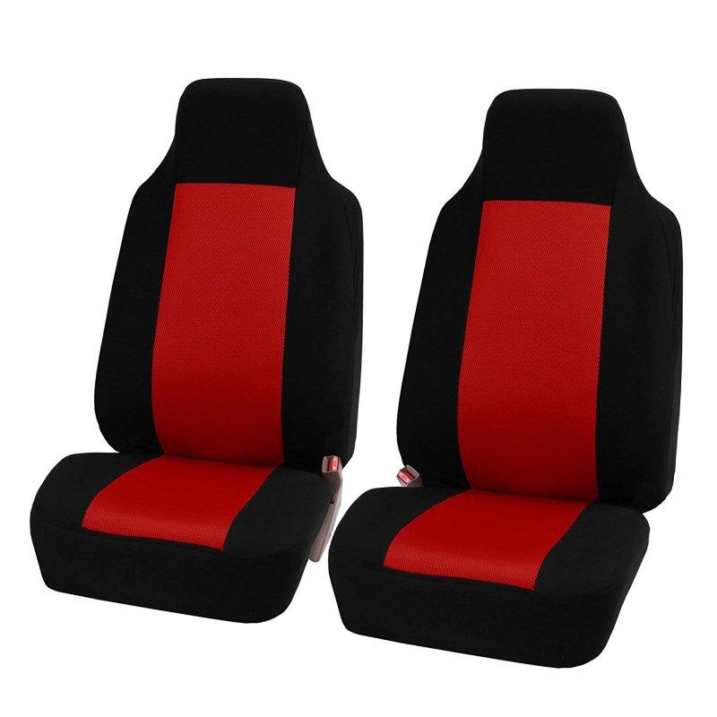 2pcs/set Universal Car Front Seat Cushion Unique Breathable Cloth Seat Cover Pad