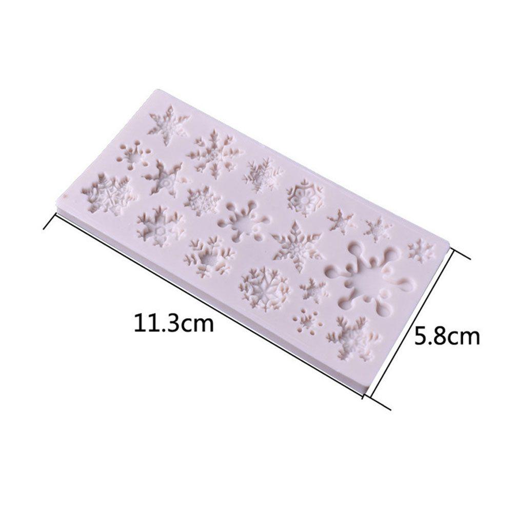 Cake Decorating Candy Jelly Chocolate Baking Mould Snowflake Mold Fondant