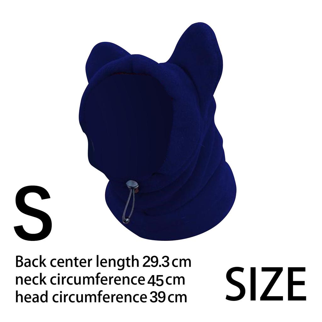 Pet Winter Hat Warm Superfine Fleece Puppy Cap Cute Personality Drawstring Dog Headgear Adjustable Dog Hat Warmth Accessories