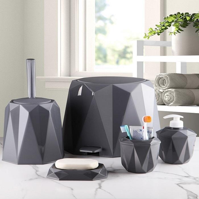 

Набор для чистки ванной комнаты из 5 предметов Modern Pedal