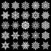50 Unique Snowflake Personality Stickers for Creative and Fun Decoration