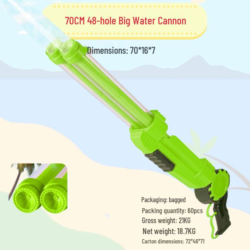 Summer Splash Festival Gatling Water Cannon Toy - Large Children's Water Gun