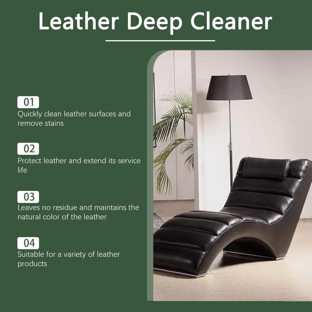 Leather Cleaner Conditioner for Sofa Furniture Care Professional Leather Restoration Polish Protection 100ml