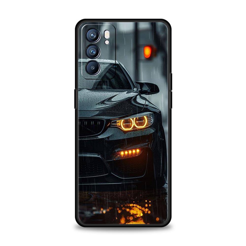 Super Car Sport Phone Case For Oppo Reno8 Reno7 Reno6 Pro A54 5G Find X6 X5 A53 A52 A9 A15 A95 A17 A16 A76 A74 A57 A31 Cover