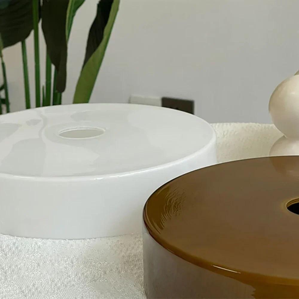 Nordic Glass Pendant Light 25CM Warm Light E27 Blub For Living Room Bedroom Bedside Restaurant Hotel Indoor Decorative Lighting