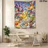 Eevee Evolution Tapestry Wall Tapestry Background Cloth Wallmounted Background Cloth Soft Atmospheric Background Cloth