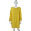 2025 Autumn Winter Women's Plush Dress Long Sleeve Round Neck Loose Mid-Length Fashion
