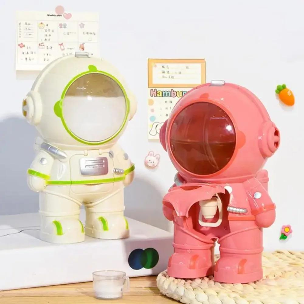 Astronaut Children's Water Cup Creative High Appearance Level Water Bottle Home Cute Summer Kindergarten Straw Water Dispenser
