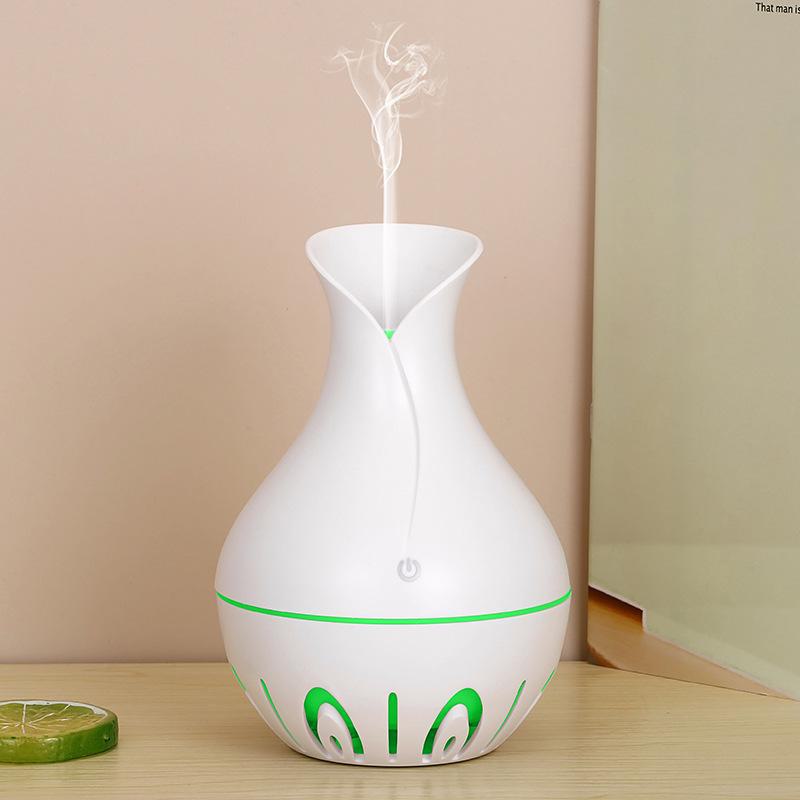 Creative USB Fog & Wood Grain Aromatherapy Humidifier with Custom Logo Option