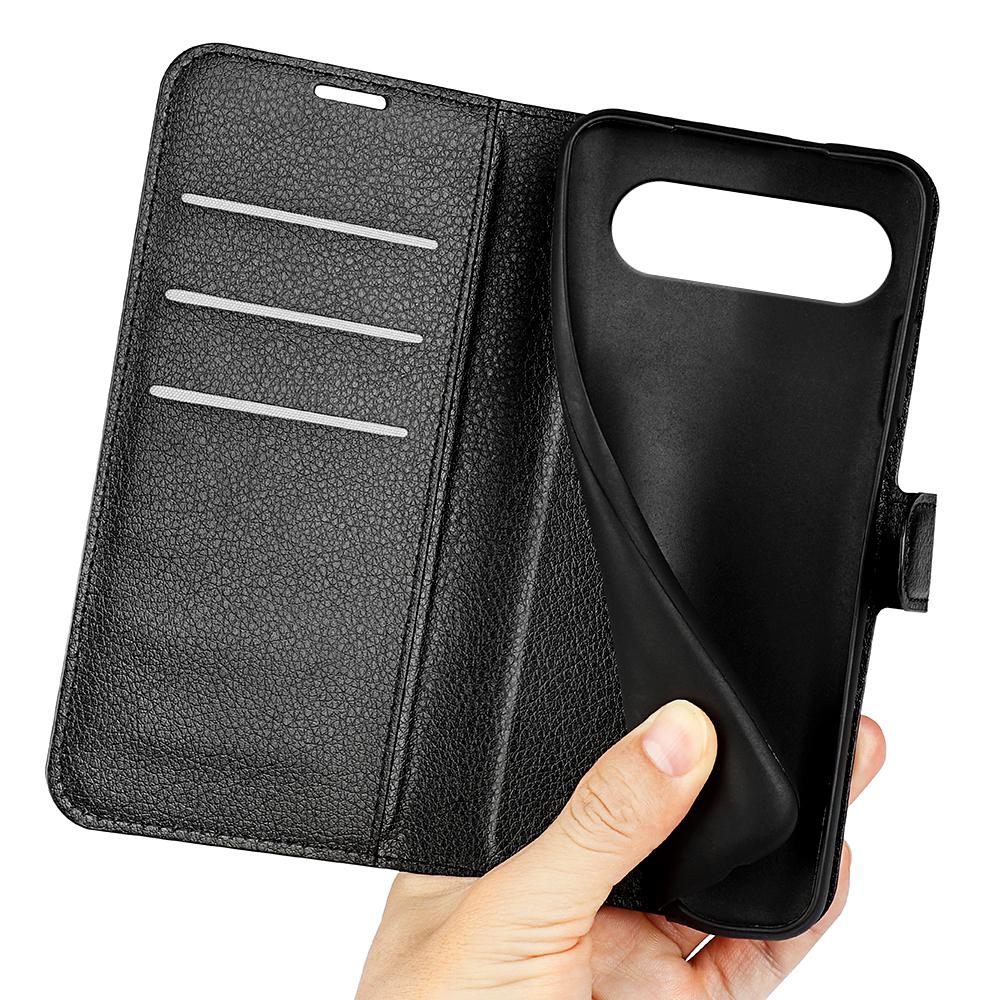 For Google Pixel 9/Pixel 9 Pro PU Leather Phone Case Litchi Texture Shockproof Cell Phone Back Cover