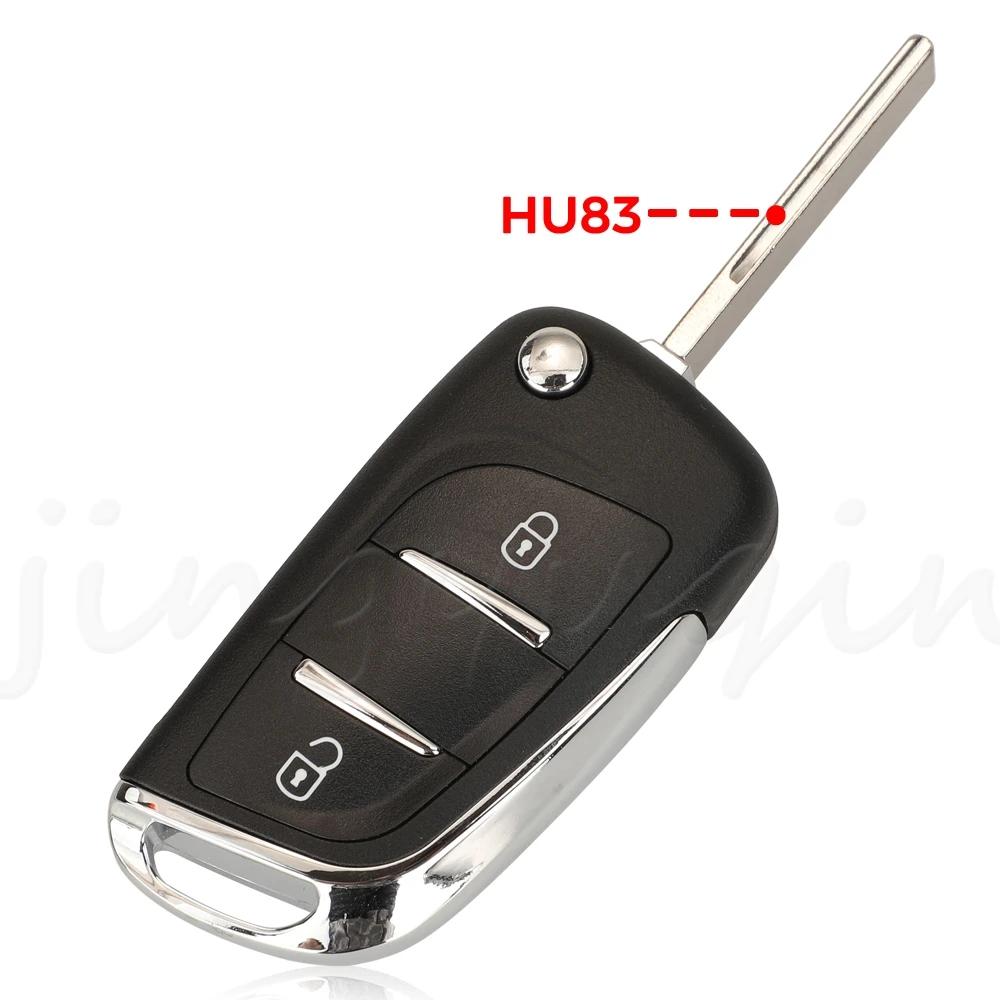 LIXIANG Modified Flip Remote Key Fob 2/3Button for 307 3008 308 For CITROEN C1 C2 C3 C4 C5 Peugeot Citroen 0523 Models