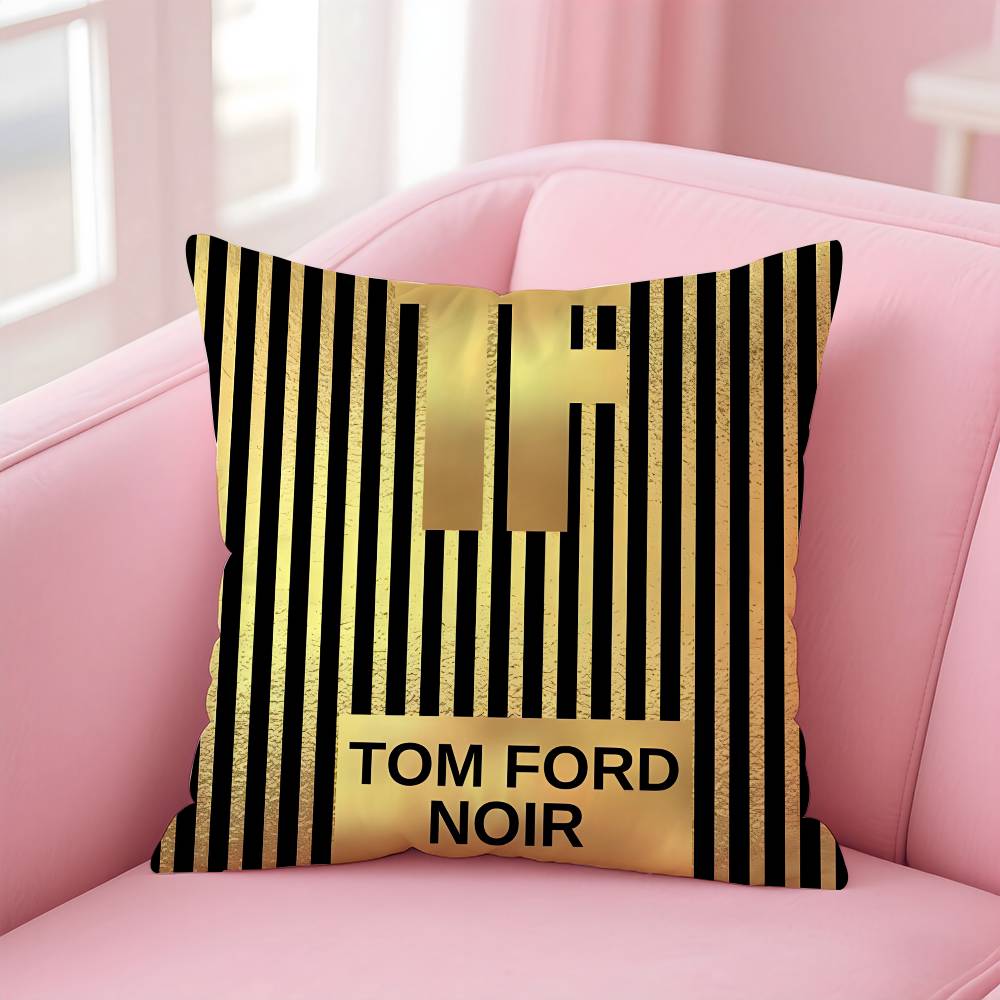 Trendy Brand T-Tom F-Ford Pillow Case Pattern Printed Pillowcase for Living Room Sofa Cushion Cover & Bedroom Decor