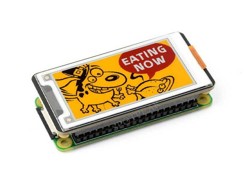 Raspberry Pi 2.15" e-Paper Display: Red, Yellow, Black & White, 296×160, Compatible with Arduino.