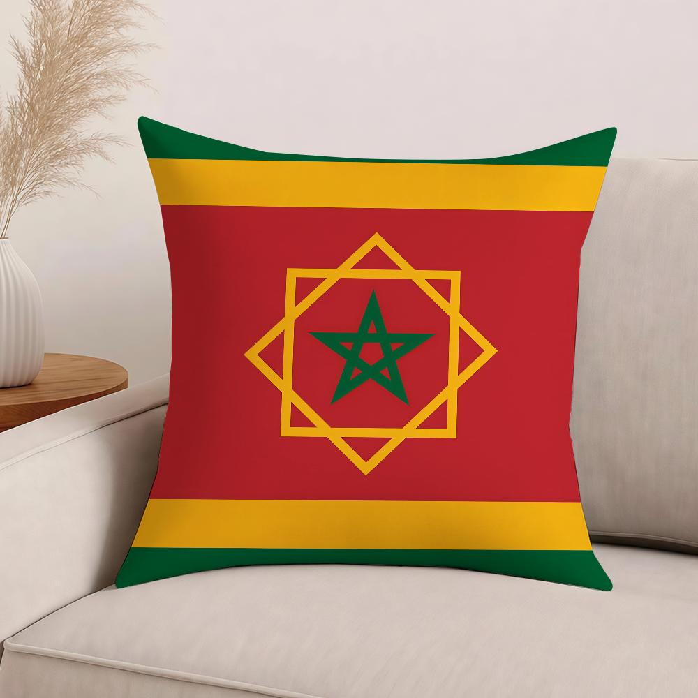 Nation Marocko Kuddfodral Kontorskuddar Lämpliga för Soffa Bil Sovrum Dekorativt Kuddfodral