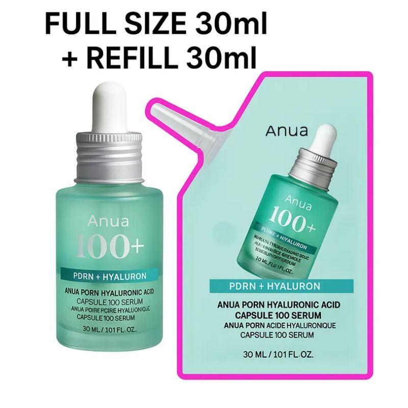 

Anua PDRN Hyaluronic Acid Capsule 100 Salmon Serum Ampoule 30ml × 2