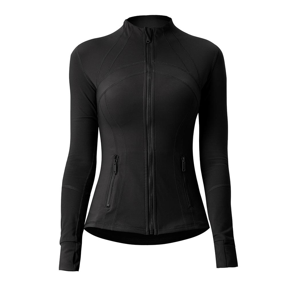 Women's Slim-Fit Double-Sided Brushed Yoga Jacket