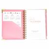 Elegant Daily Schedule Notebook With Firm Cover And Metal Corners Perfect For Work Or School