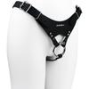 FRRK PU-10 Wearable Chastity Belt Accessories, Wine Red/Black Waistband Buckle for Leather Pants