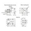 Servo Motor Ballscrews Bearing Kit Servo Motor Mount Base with Precision Mechanical BearingMBK10 60