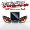 Colorful Solar LED Car Light Wireless Car Warning Light Gifts Vehicle Strobe Light