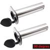 15/ 30 /90 Degree Fishing Pole Stand High Quality Stainless Steel Flush Mount Fishing Rod Holder For Boat Accessories Marine