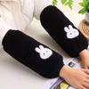 Korean Style Women's Cute Corduroy Arm Warmers: Long Autumn/Winter Stain-Resistant Sleeves for Work or Commuting.