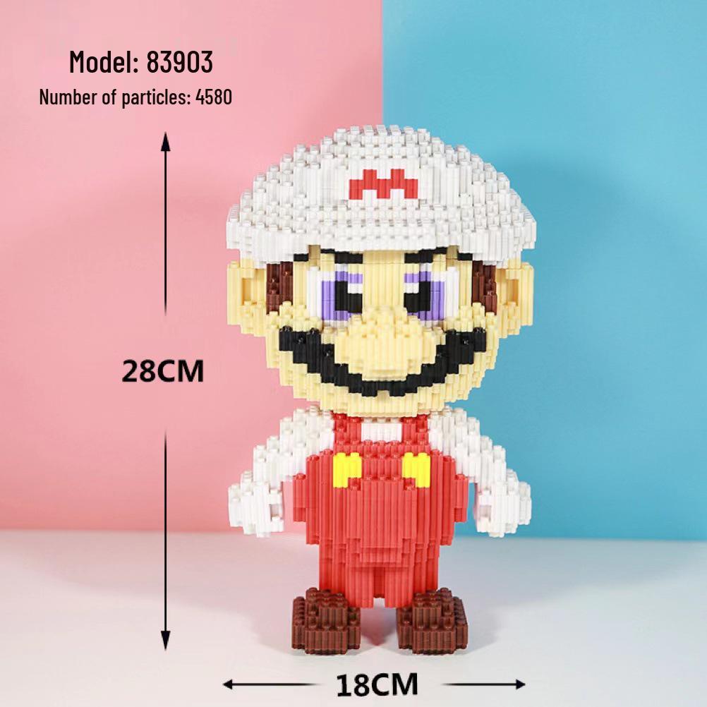Girls' Compatible Lego: Violent Bear Building Block Series - Educational Micro-Block Interlocking Toys & Gifts