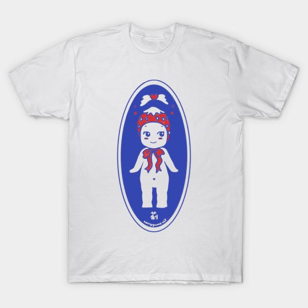 Men Black Print T-shirt Strawberry Sonny Angel No-Cut Transfer Paper Print Cotton Tshirt XL белый