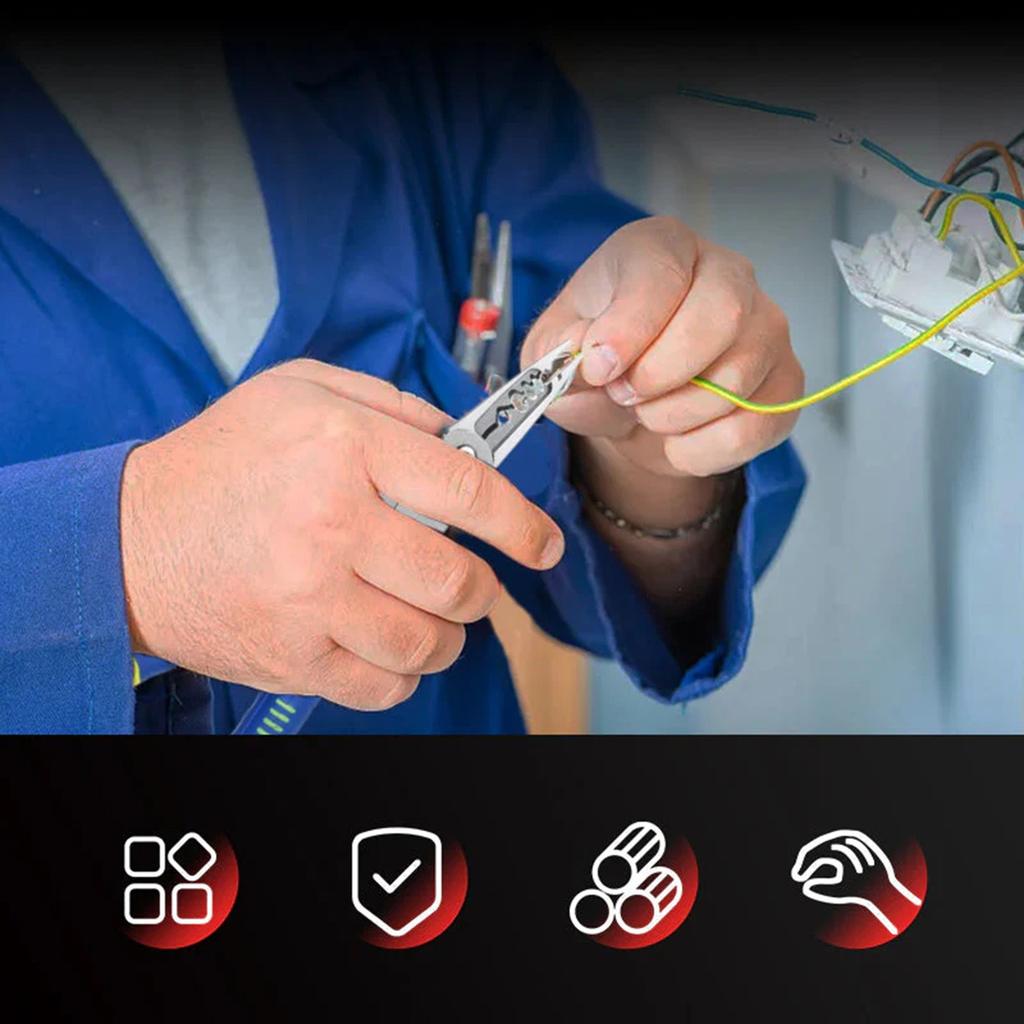 Multi-function Wire Cutters High Performance Practical Tools Pliers Needle Nose Pliers Electrician Wire Strippers
